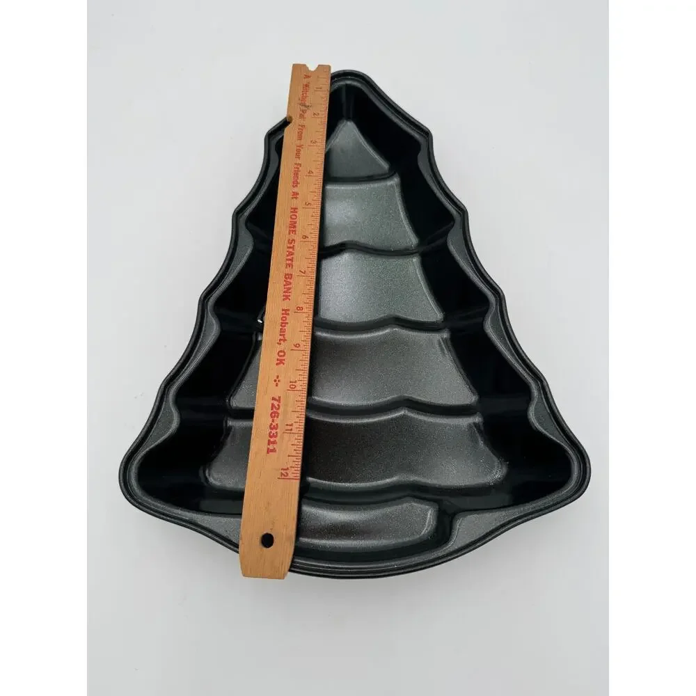 Christmas Tree Cake Pan Non-stick Heavy Gauge 15" - Picture 3 of 4